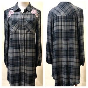 NWT Embroidered Knox Rose long tunic / dress